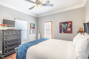 2 bedrooms, iron/ironing board, travel crib, free WiFi