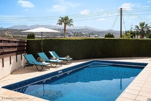 Pool - 3 Bedroom Villa with Private Pool in Central Coral Bay (Peyia)