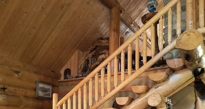 Dearborn River Log Cabin with 3/4 mi River Frontage & 72 Acres to Roam
