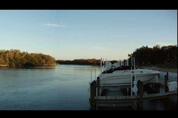 Canopy Walk at dusk...View from the dock!