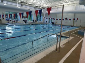 Indoor pool, outdoor pool