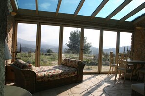 TV, DVD player, stereo