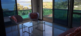 Terrace level luxury condo with astonishing view of Lake Arenal