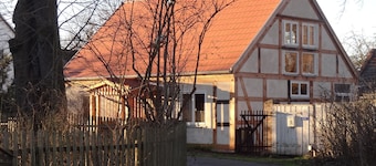 Cozy cottage in a fantastic location right on the river with a beautiful garden