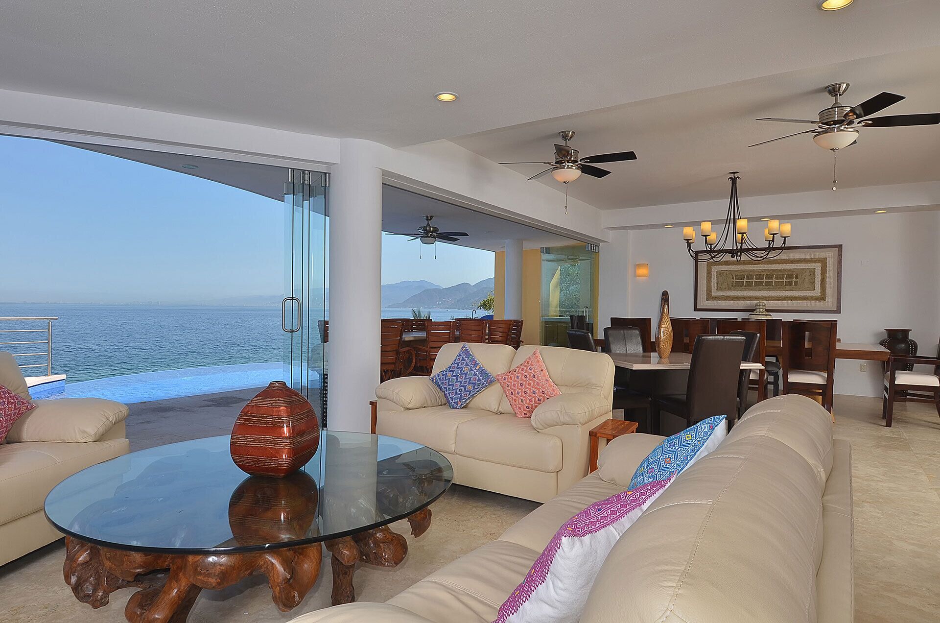 Playasola - 3 Acre Oceanfront Villa with Private Sandy Beach.