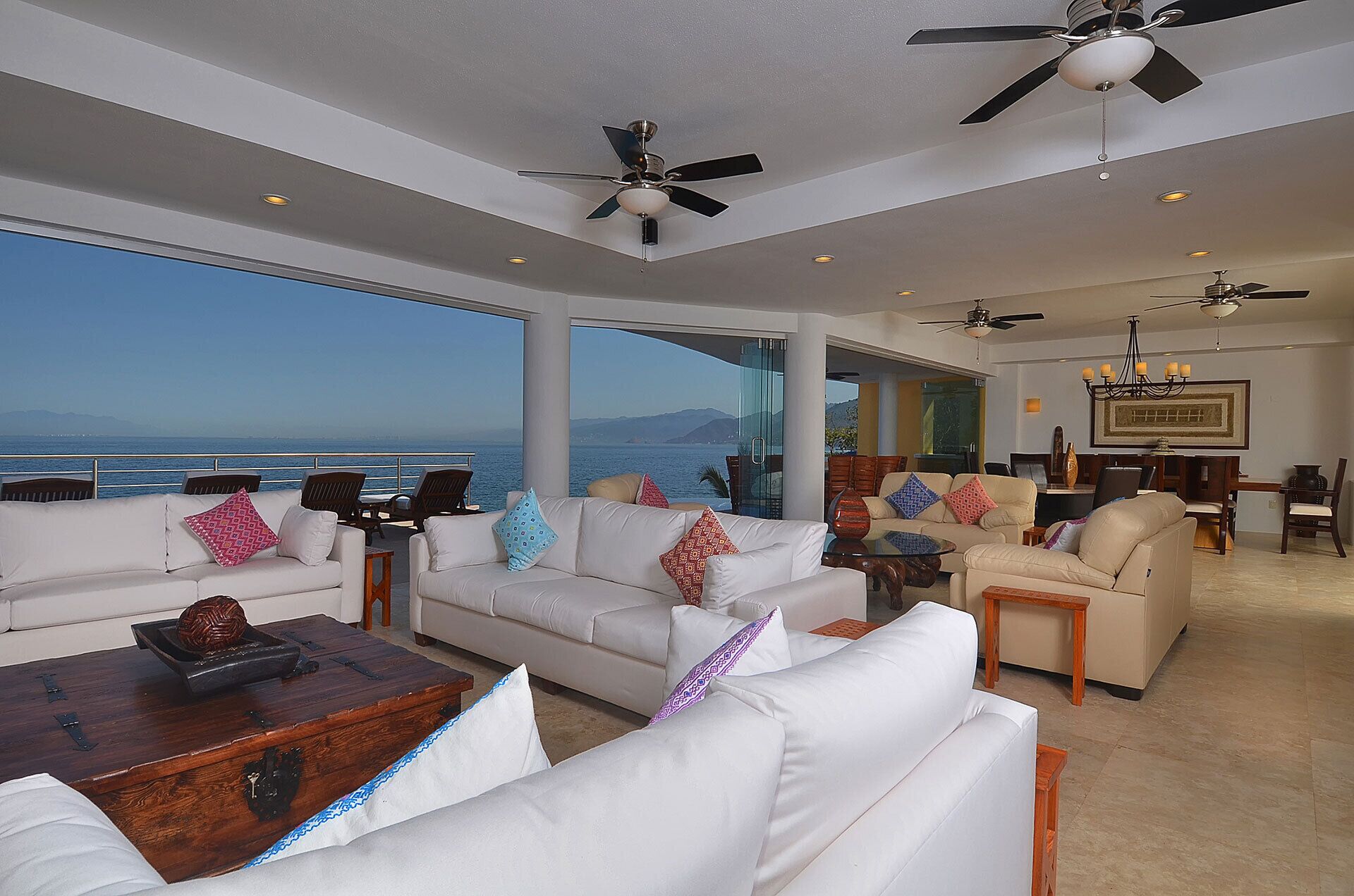 Playasola - 3 Acre Oceanfront Villa with Private Sandy Beach.