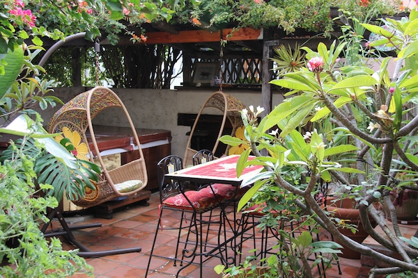 Sitting area in downstairs Outdoor Patio area
