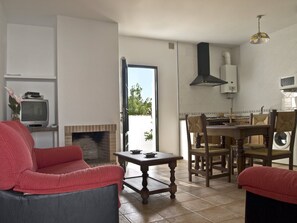 تلفزيون، مدفأة