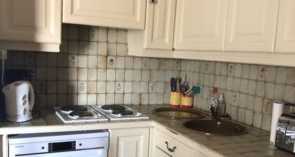 Comfortable apartment in a quiet, secure residence with trees