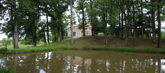 Rental of a new classified *** house in park with pond