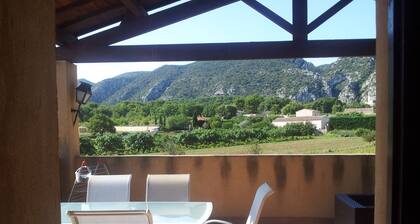 accollé an old farmhouse, Apt. 1st fl. (6 pl) renovated pool, sauna, and spa