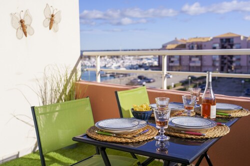 T2 Mer à 80m & Soleil climatisé - Frontignan Plage 