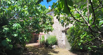 Quiet village farmhouse with a terrace and garden,