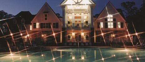 Indoor pool, a heated pool
