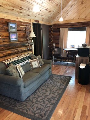 DVD player, video library