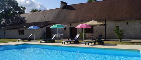 Indoor pool, outdoor pool
