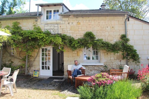 Cottage with nordic bath in the countryside between Angers and Saumur, 4 pers