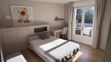 2 chambres, fer et planche Ă repasser, Wi-Fi gratuit, draps fournis