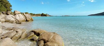 Charming villa with infinity pool & panoramic view of the sea & Corsican scrubland