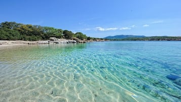 Beach nearby, sun-loungers