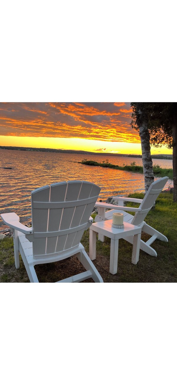 Property grounds - Cozy Cottage on Long Lake in Beautiful Northern Aroostook County, Maine (St. David)