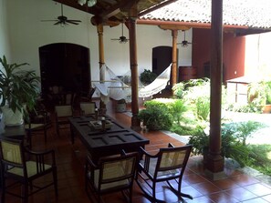 Outdoor dining
