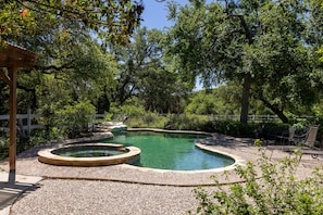 Outdoor pool - Star Ranch Main Estate (Wimberley)
