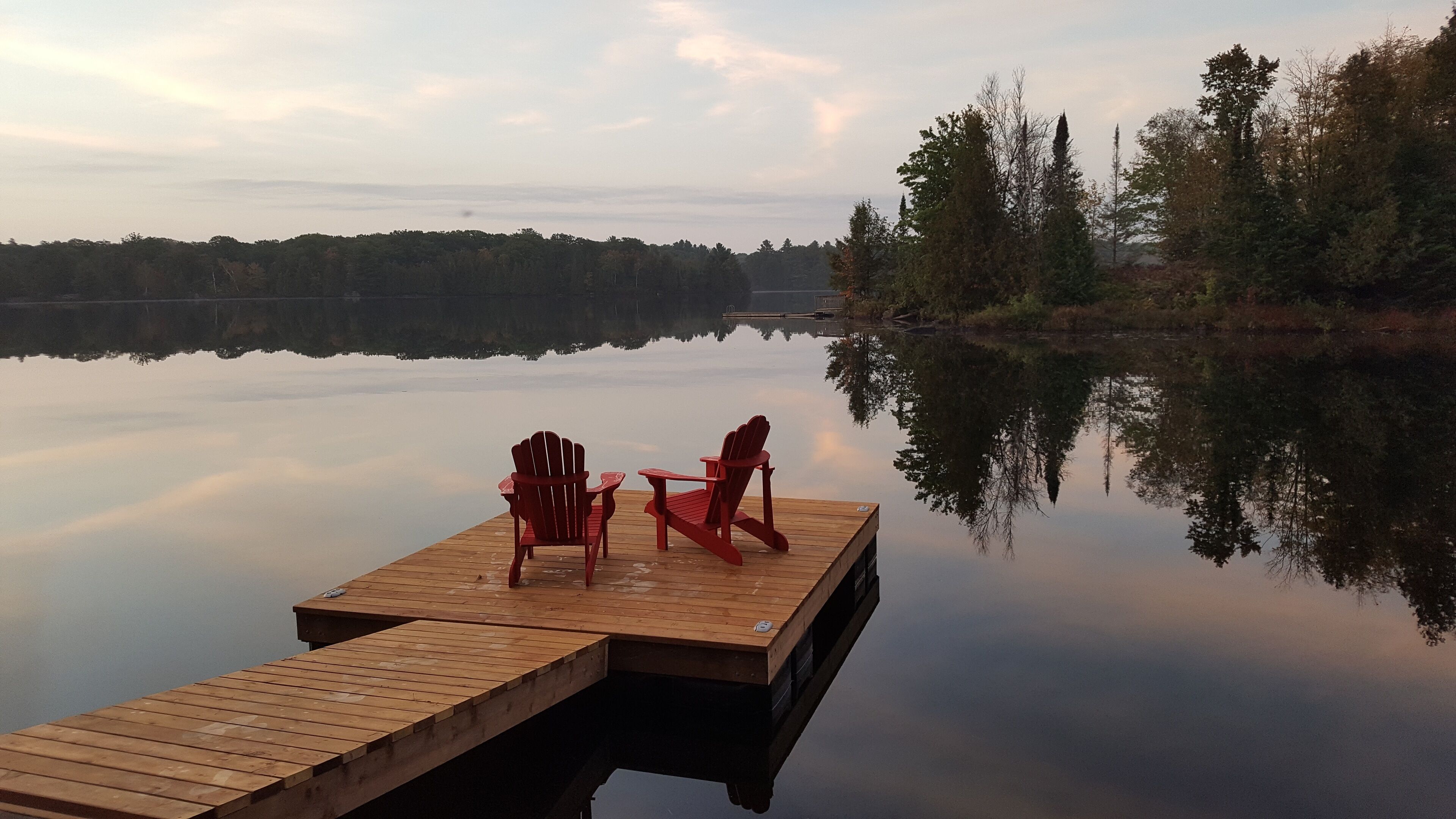 New floating dock installed Sept 2017