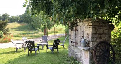 The barn of Mas de Pérou with private pool