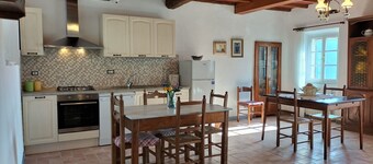 Farmhouse surrounded by nature