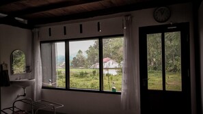 Uitzicht vanuit accommodatie