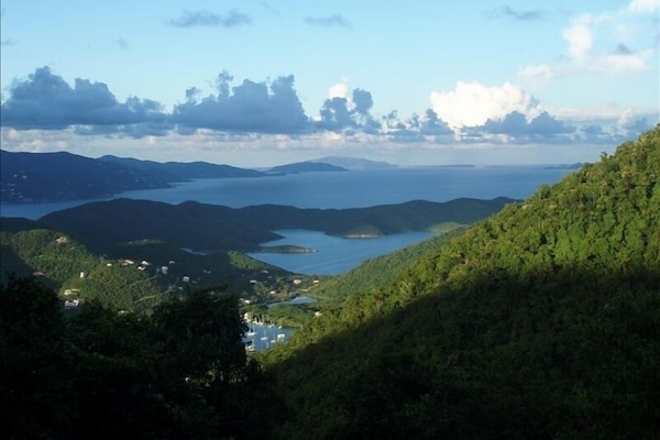 View of Hurricane Hole, Sir Drake Channel, Tortola and Virgin Gorda