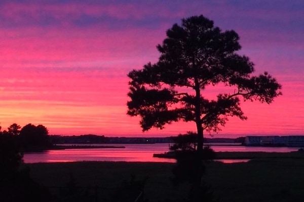 Sunset Bayview from Deck #1 off Living Room #1 and Dining Room