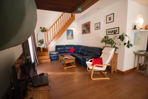 TV, fireplace, stereo - Landes style House, Soustons, 4 bedrooms and 2 bathroom, pool. (Soustons)