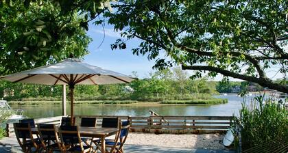 Hamptons Waterfront Beach Home With Dock