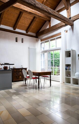 Apartment/Studio (ausgebaute Scheune, 40 qm) mit Galerie