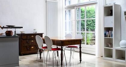 Apartment/Studio (ausgebaute Scheune, 40 qm) mit Galerie