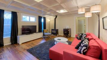 TV connectée, cheminée