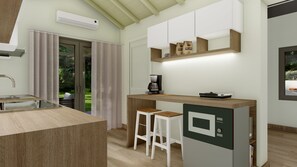 ثلاجة، ميكروويف، فرن، موقد طهي مسطح