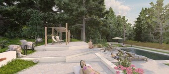 Luxury Villa with Private Pool in Skopelos, Nature Retreat, Pine Trees Kardous