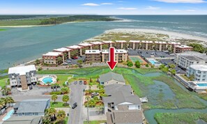 Exterior - Landshark, Luxury Oceanfront Cherry Grove Home with Game Room and Pool (North Myrtle Beach)