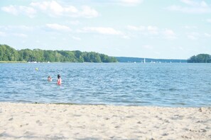 Sun loungers, beach towels