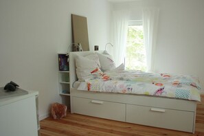 1 bedroom, iron/ironing board, travel crib, free WiFi