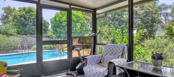 3br./2ba. Residential house, nice fenced,  private setting, pool.