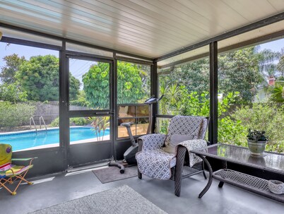 3br./2ba. Residential house, nice fenced, private setting, pool.