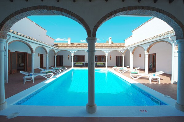 Una piscina climatizada