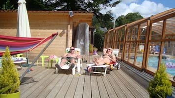 Indoor pool, outdoor pool