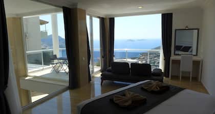 Luxueuse villa au design unique avec piscine privée à débordement et vue OMG!