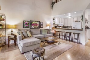 TV, DVD player, stereo