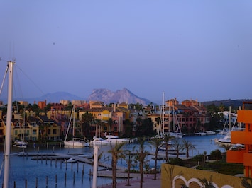 Evening view from the balcony